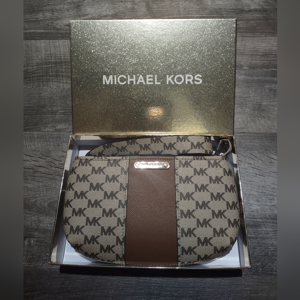 Michael Kors Belt Bag, NWT, L/XL, Tan & Cream